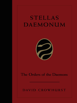 cover image of Stellas Daemonum: the Orders of the Daemons (Weiser Deluxe Hardcover Edition)